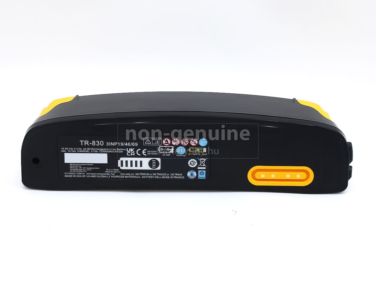 3M TR-800 POWERED AIR PURIFYING RESPIRATOR helyettesítő akkumulátor