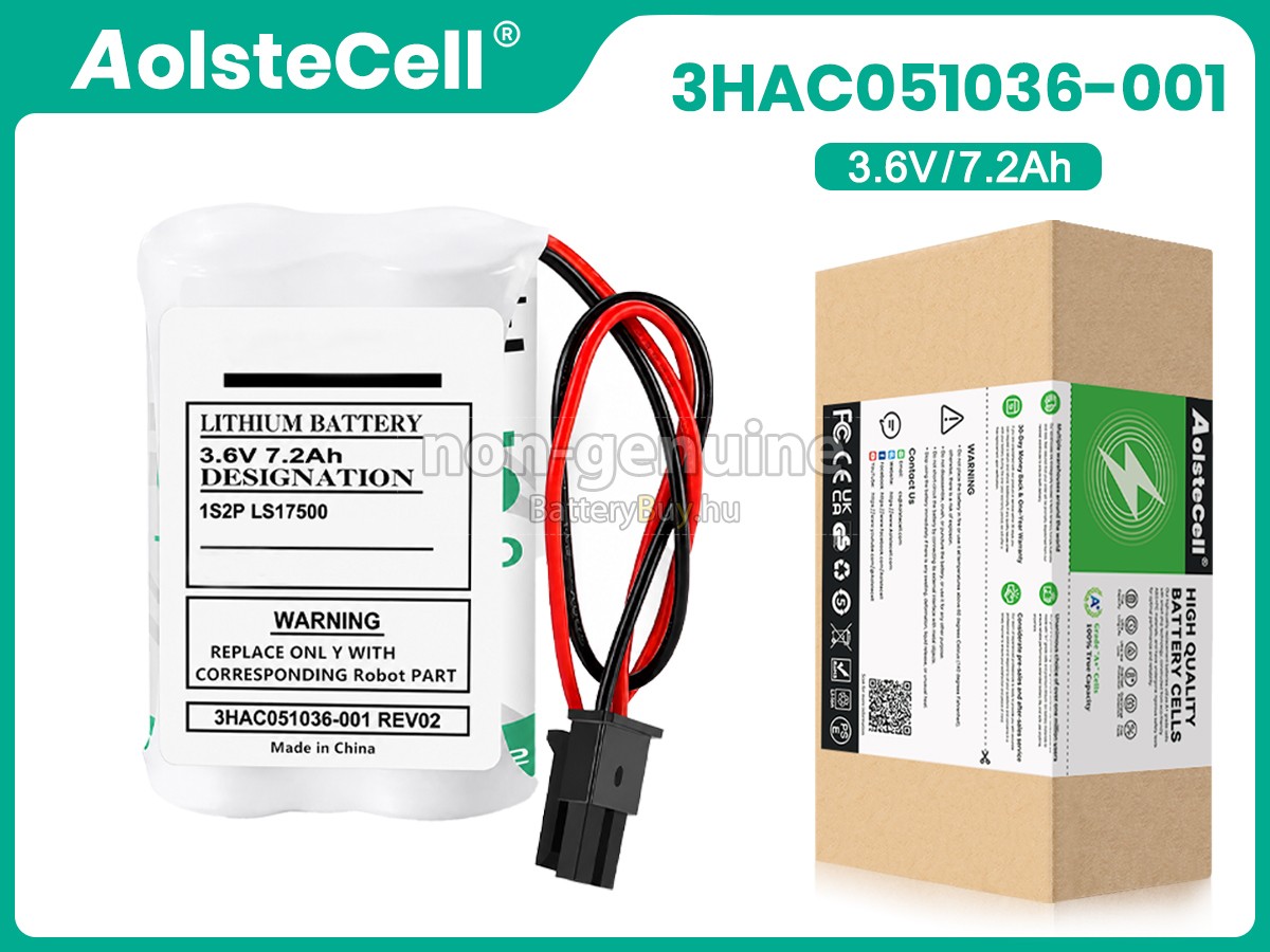 ABB 3HAC051036-001 helyettesítő akkumulátor