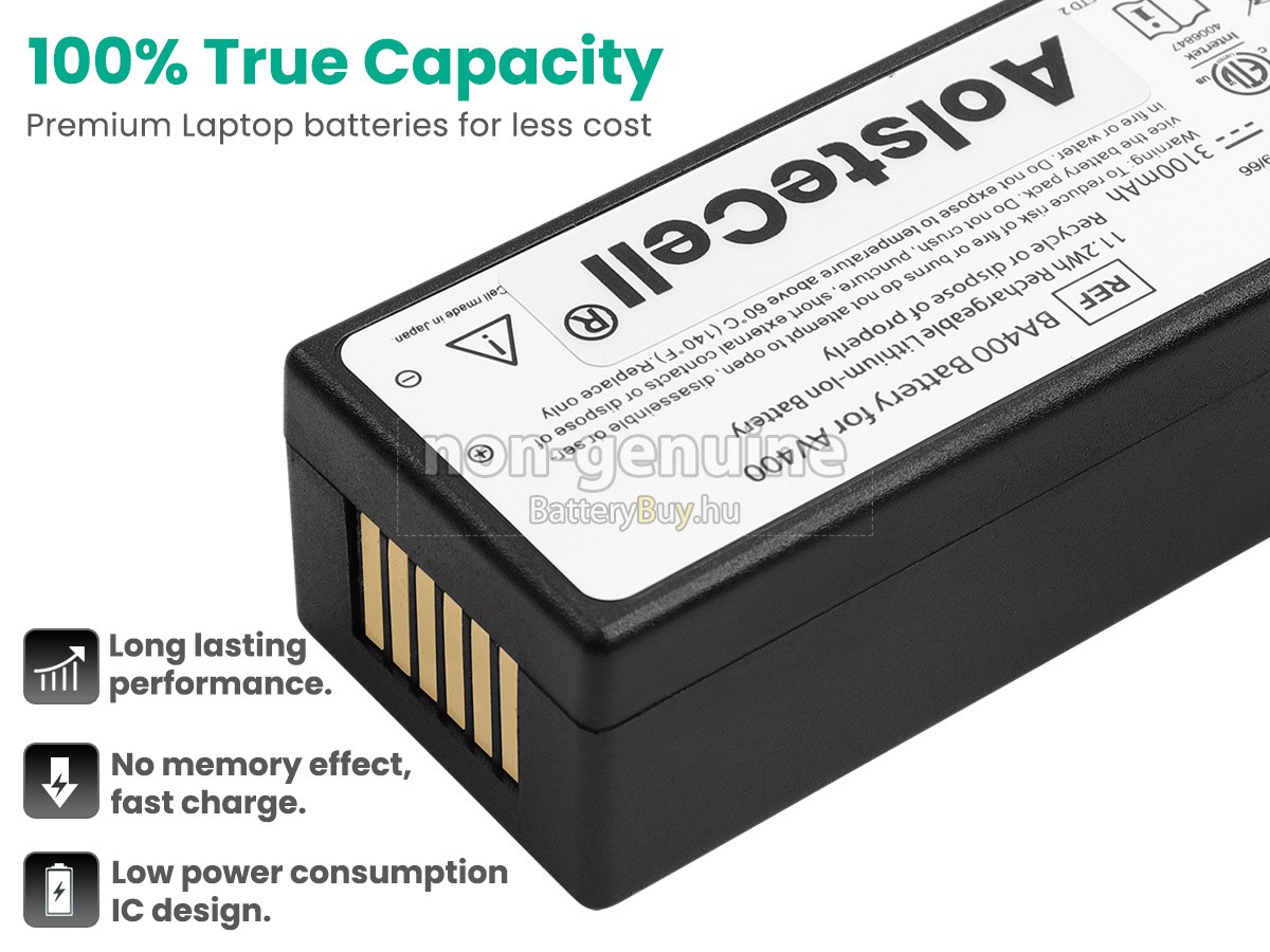 AccuVein BA400 helyettesítő akkumulátor