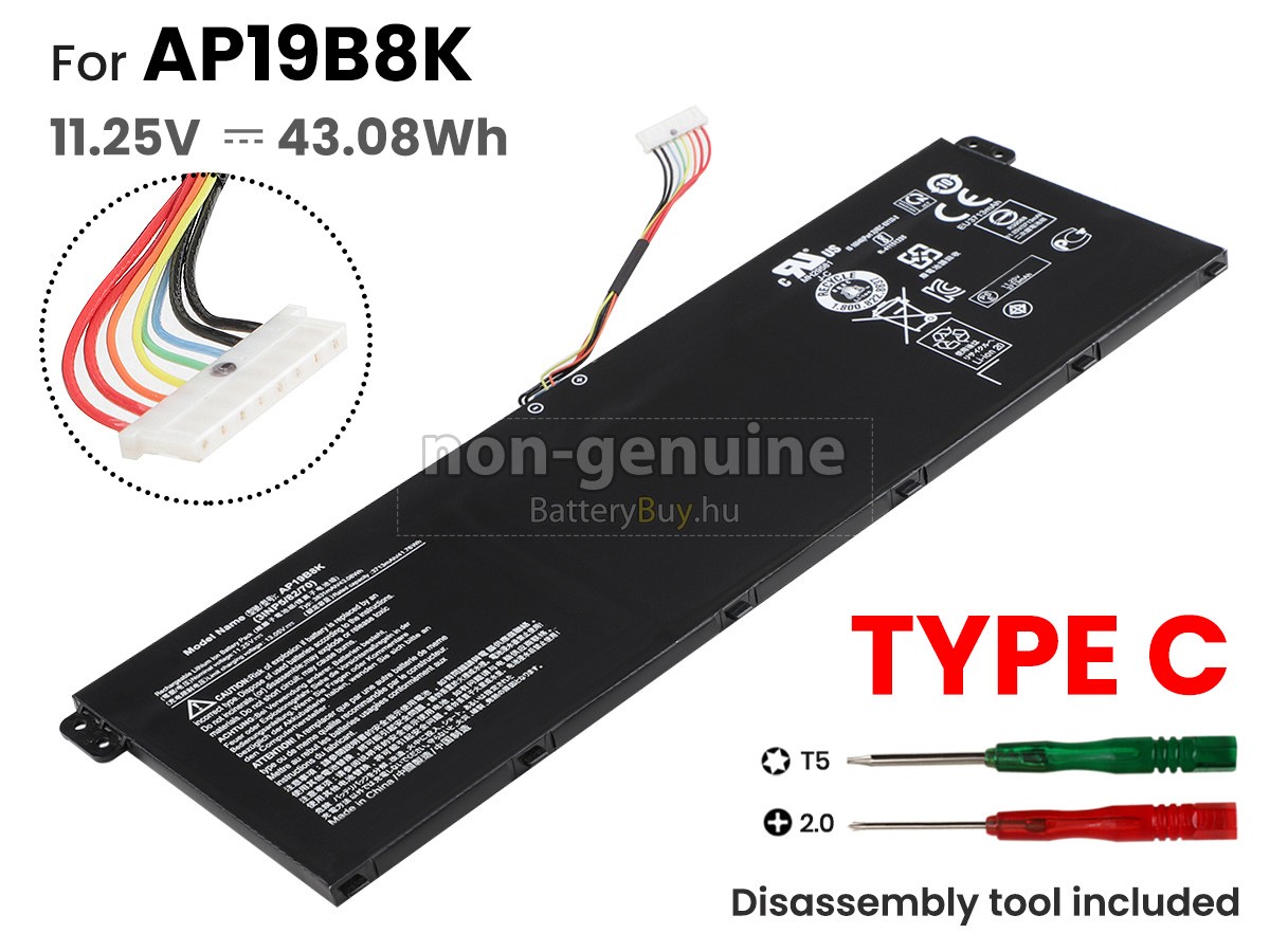 Acer Aspire 3 A314-32 helyettesítő akkumulátor