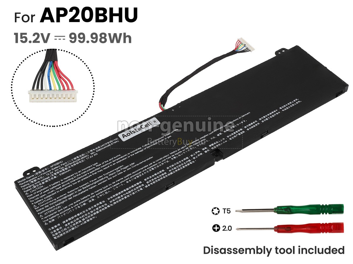 Acer Predator TRITON 17X PTX17-71-95EB helyettesítő akkumulátor