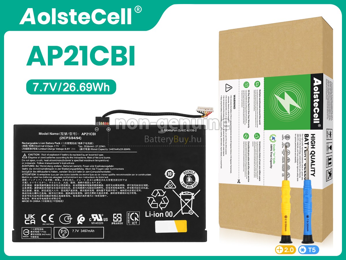 Acer AP21CBI helyettesítő akkumulátor