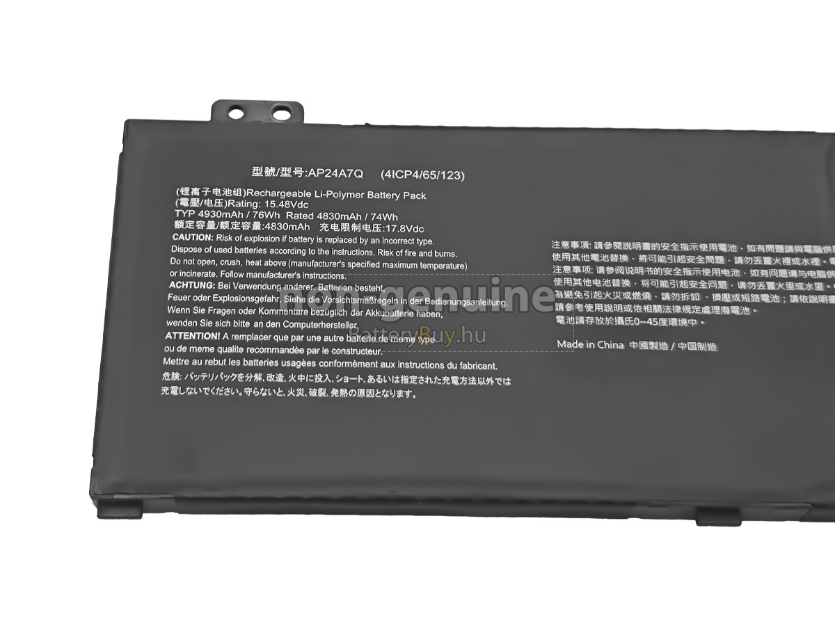 Acer NITRO V16 ANV16-61-R5GE helyettesítő akkumulátor