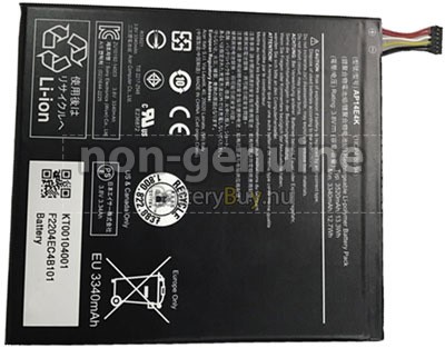 3520mAh Acer Iconia One 7 B1-750 akkumulátor
