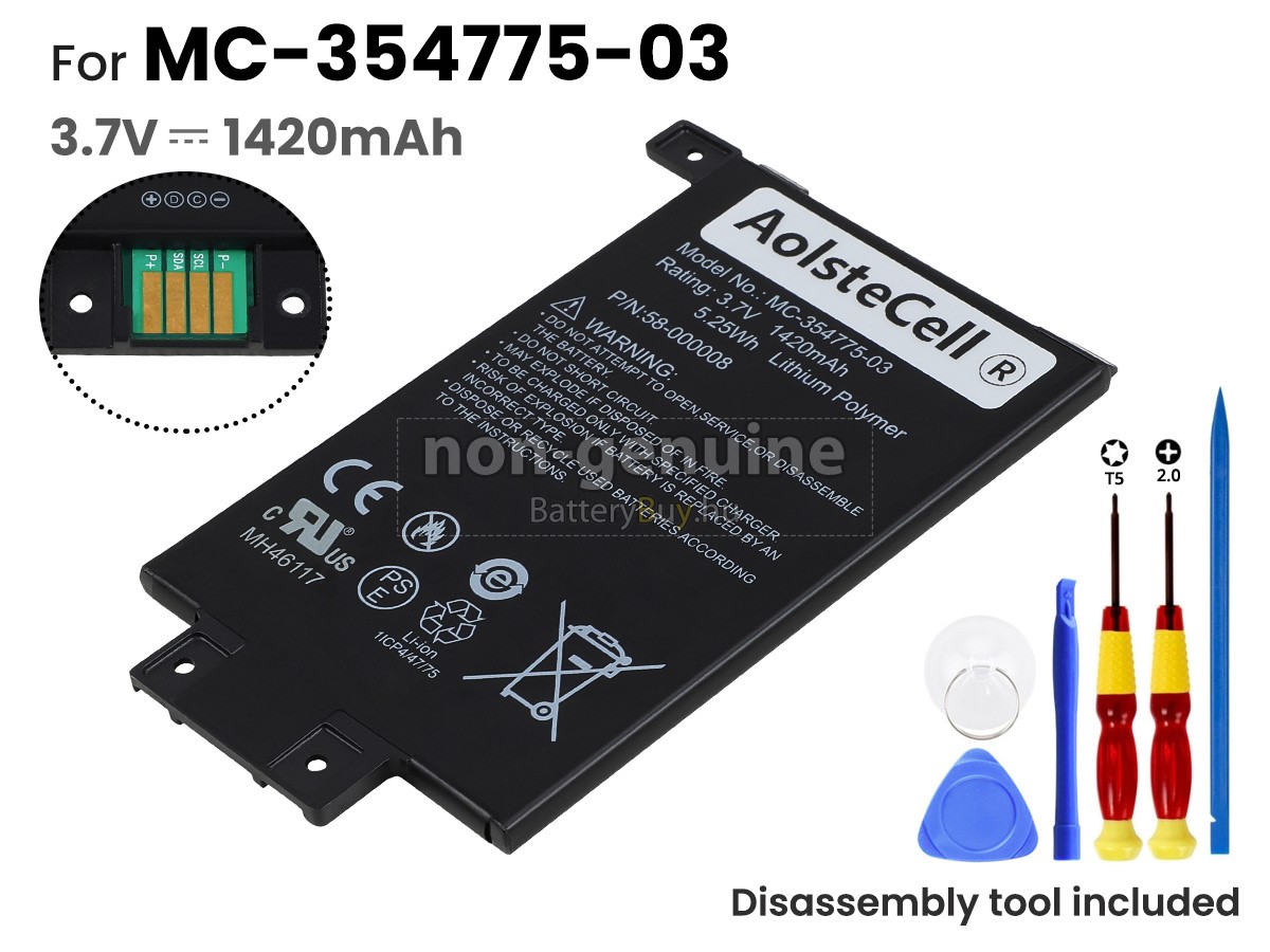 Amazon MC-354775-03 helyettesítő akkumulátor