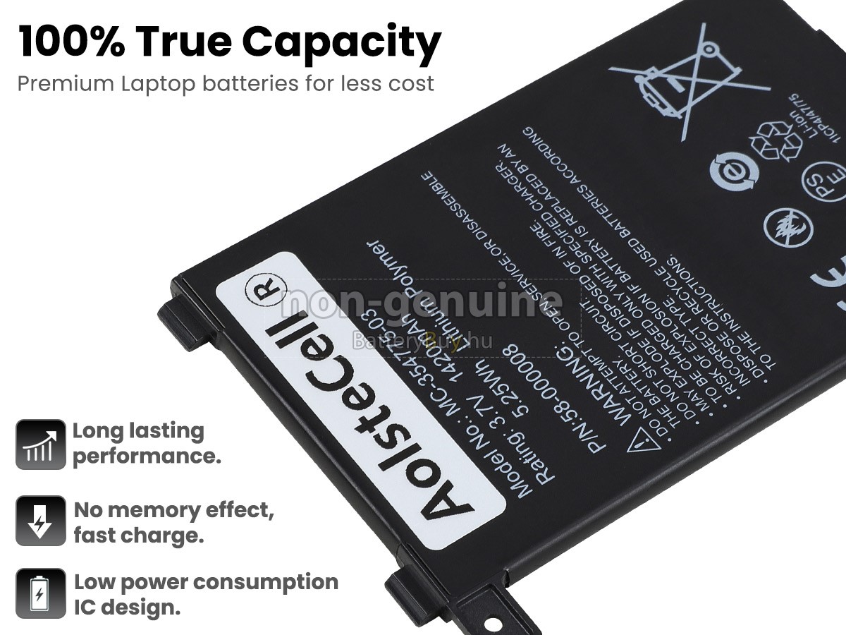Amazon MC-354775-03 helyettesítő akkumulátor