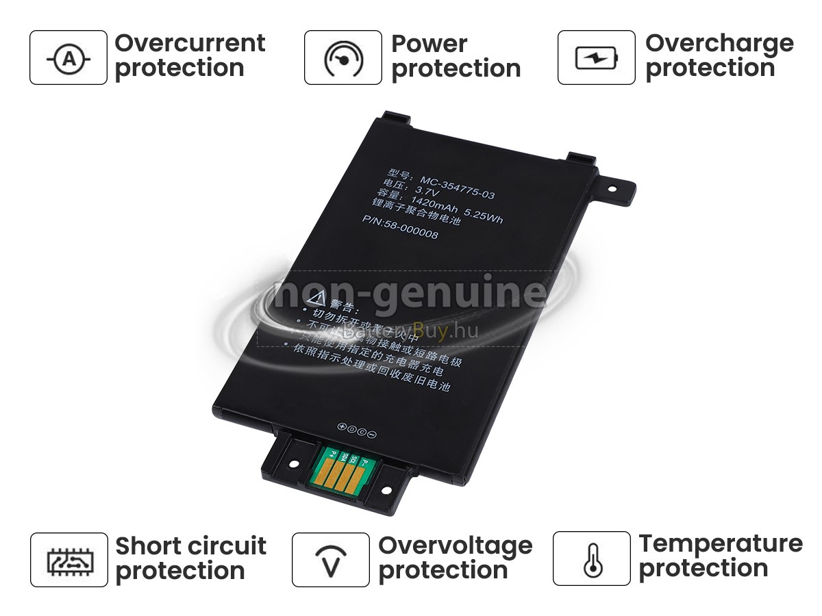 Amazon MC-354775-03 helyettesítő akkumulátor