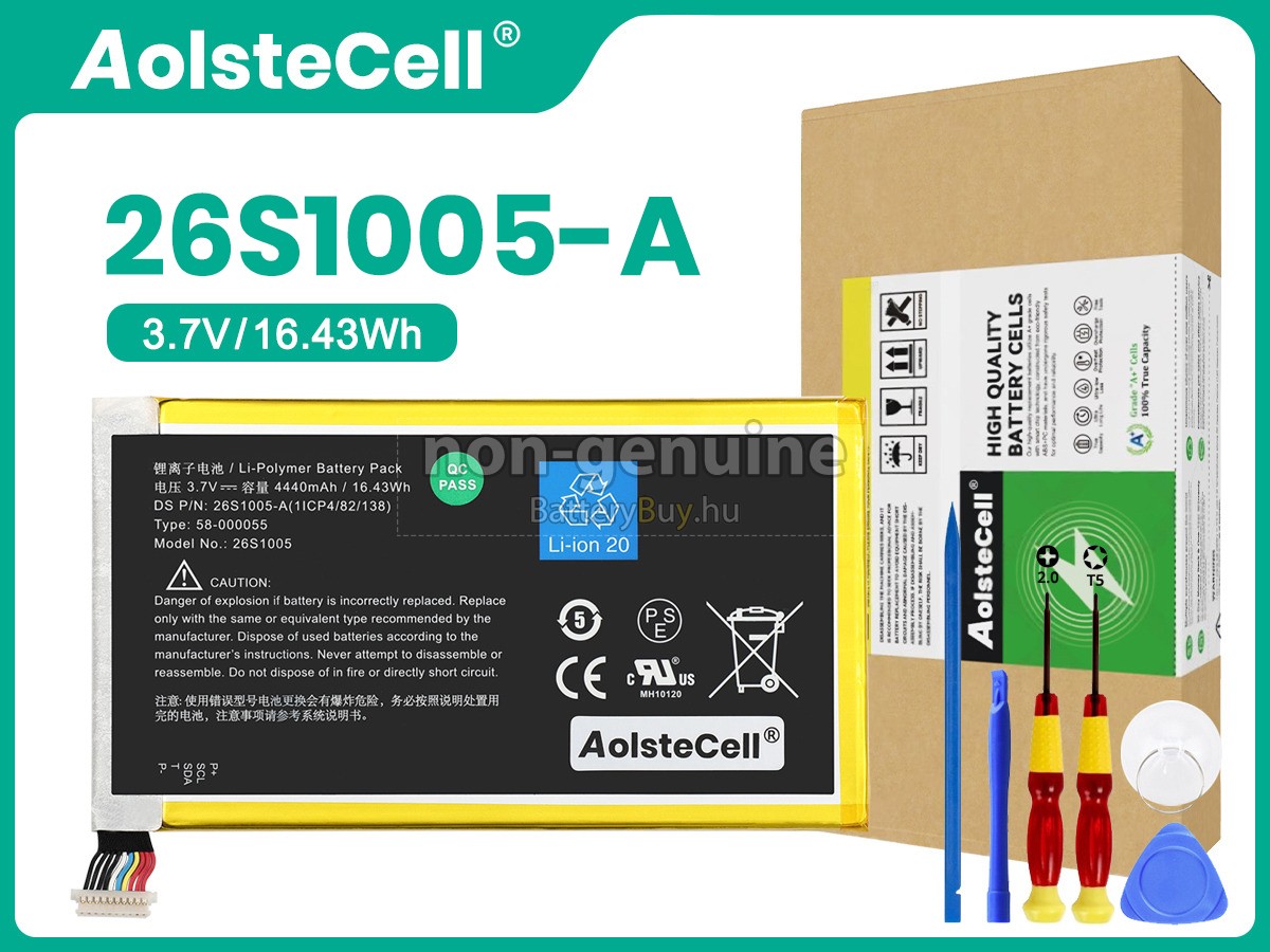 Amazon 26S1001-A1(1ICP4/82/138) helyettesítő akkumulátor