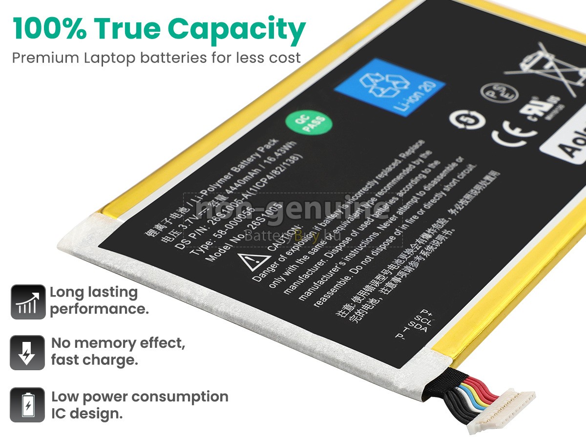 Amazon 26S1001-A1(1ICP4/82/138) helyettesítő akkumulátor