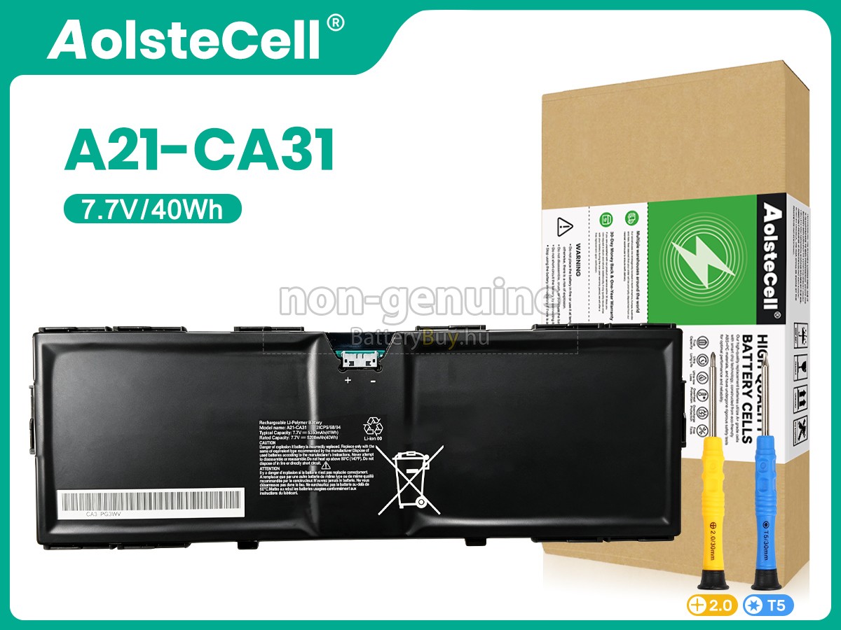 AolsteCell A21-CA31 helyettesítő akkumulátor