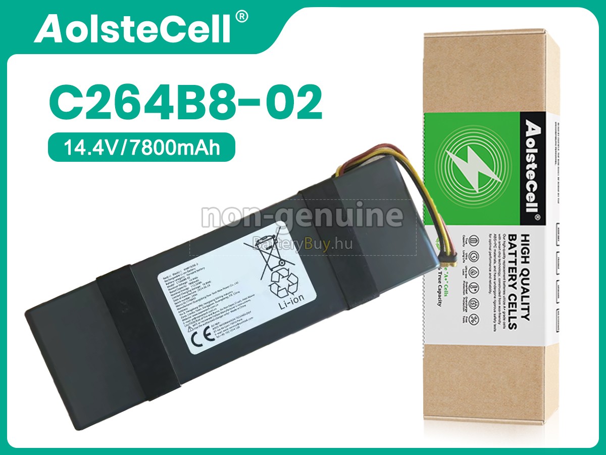 AolsteCell C264B8-02 helyettesítő akkumulátor