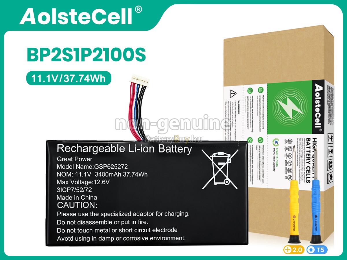 AolsteCell GSP625272 helyettesítő akkumulátor