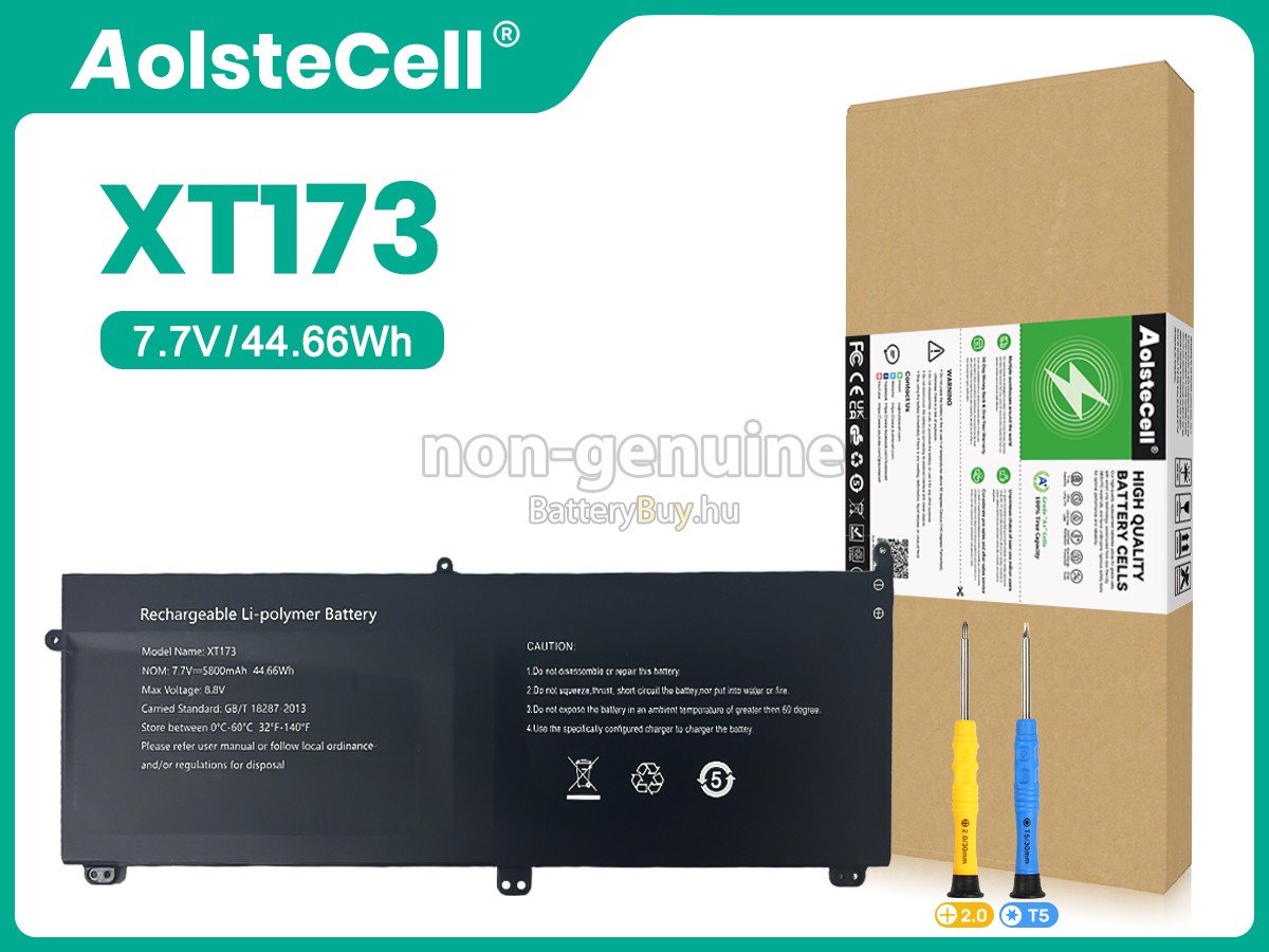 AolsteCell XT173 helyettesítő akkumulátor