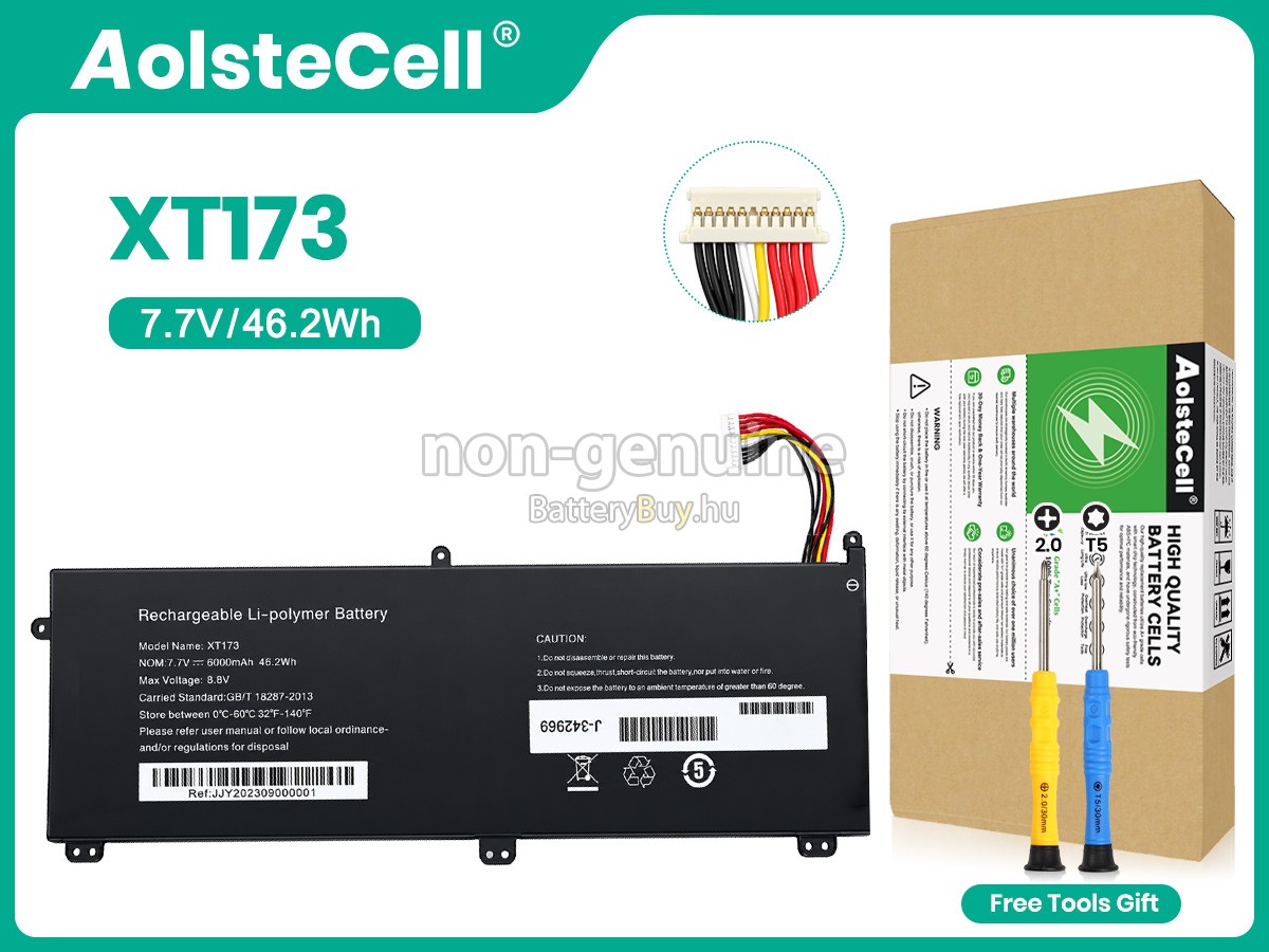 AolsteCell XT173 helyettesítő akkumulátor