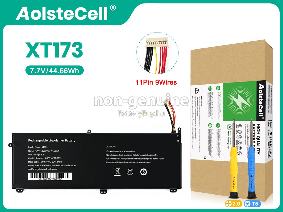 AolsteCell XT173 helyettesítő akkumulátor