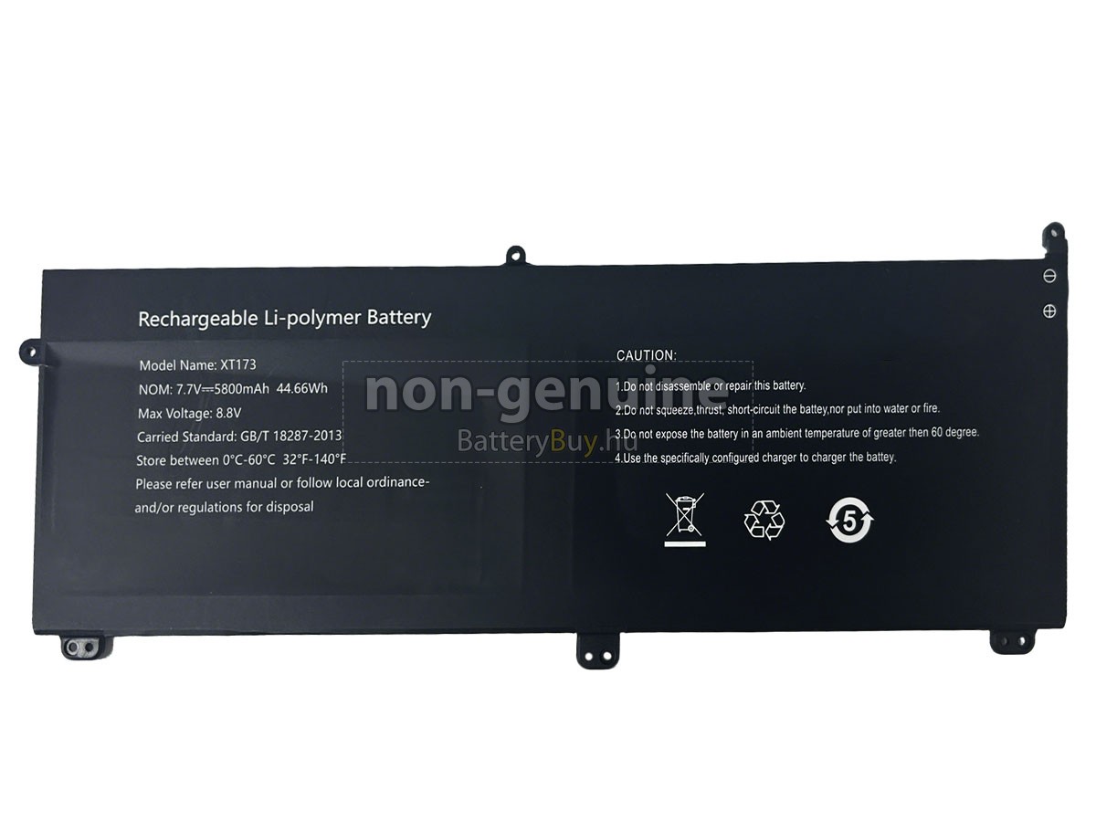 AolsteCell XT173 helyettesítő akkumulátor