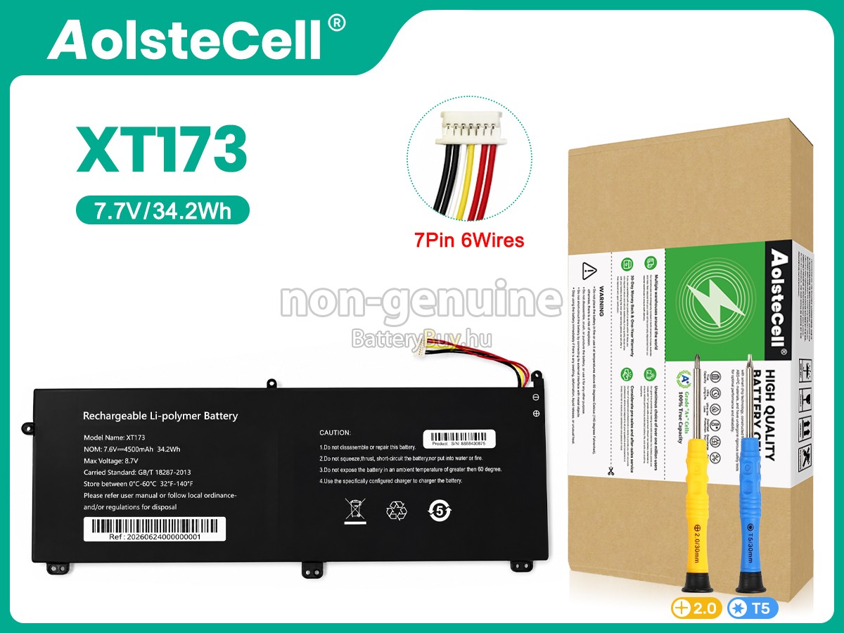 AolsteCell XT173 helyettesítő akkumulátor