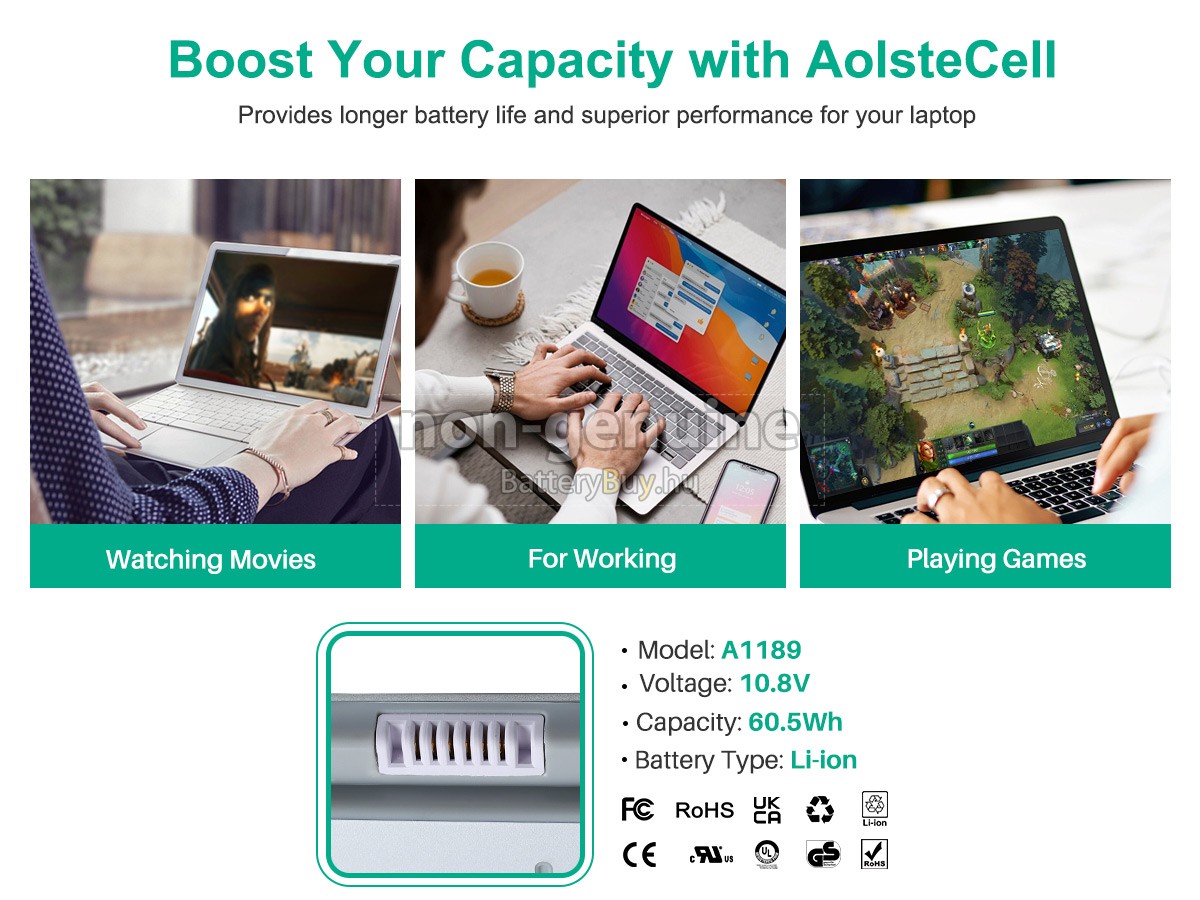 Apple MA458LL/A helyettesítő akkumulátor