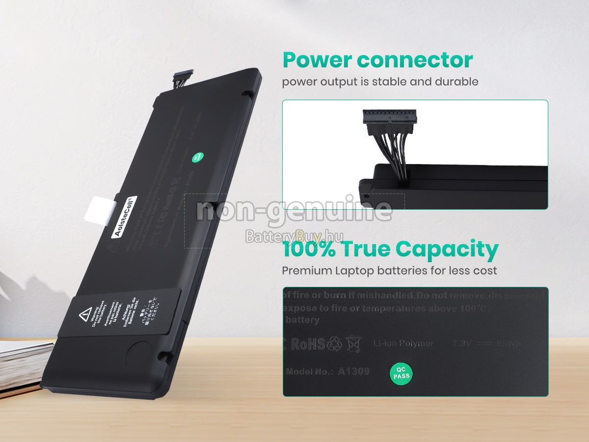 Apple MacBook Pro Core I7 2.8GHZ 17 inch A1297(EMC 2352*) helyettesítő akkumulátor