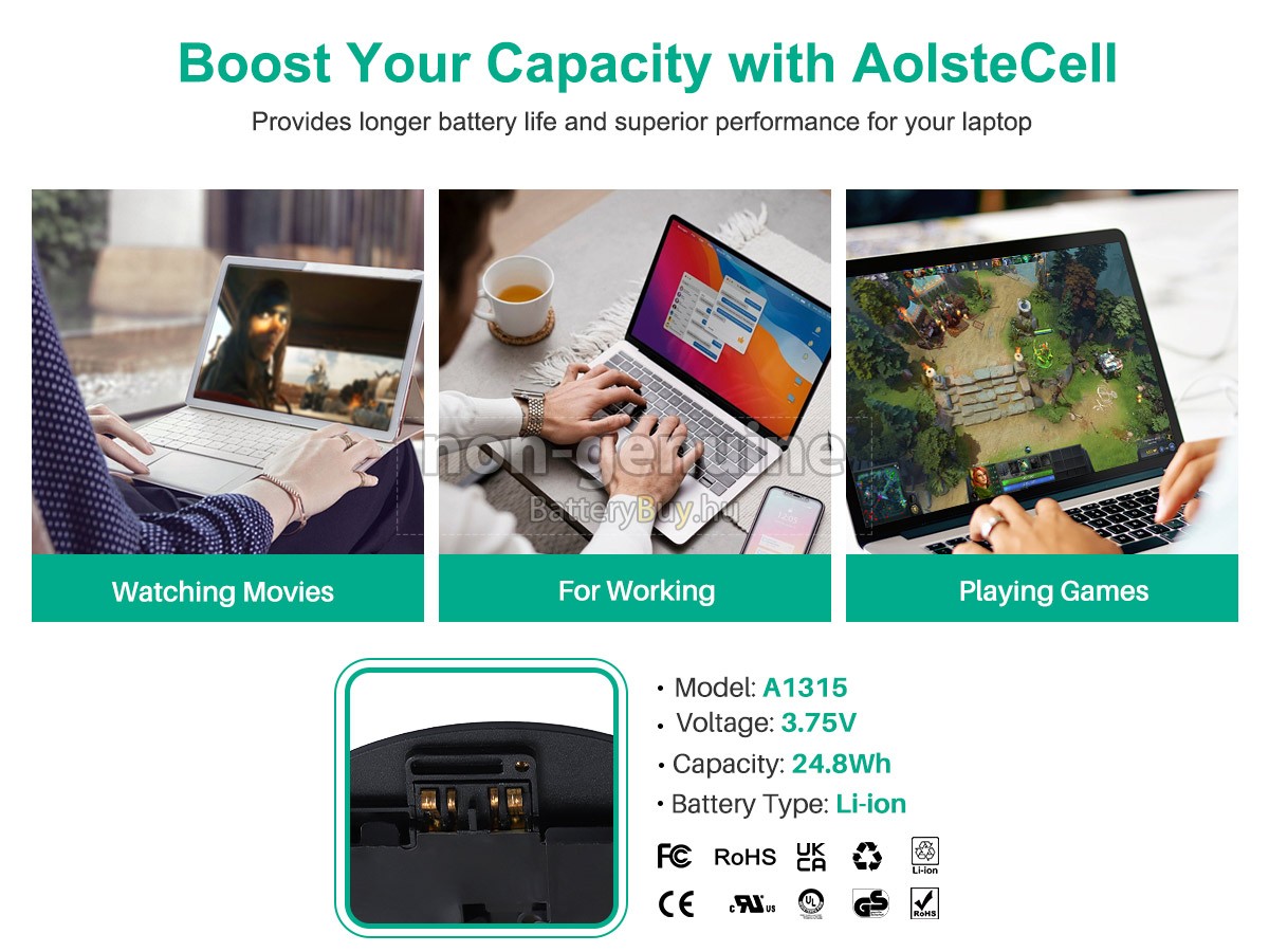 Apple MC496LL/A helyettesítő akkumulátor