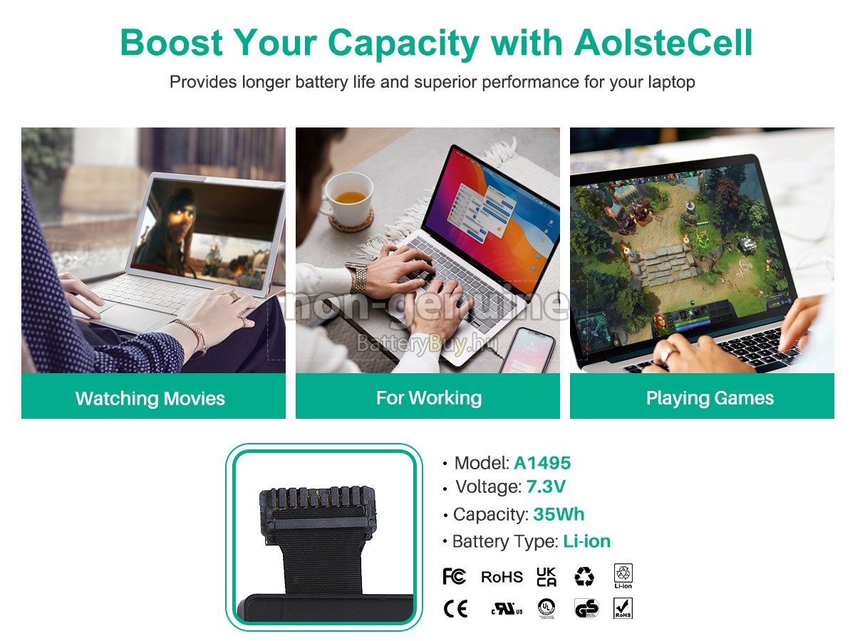 Apple MF067LL/A helyettesítő akkumulátor