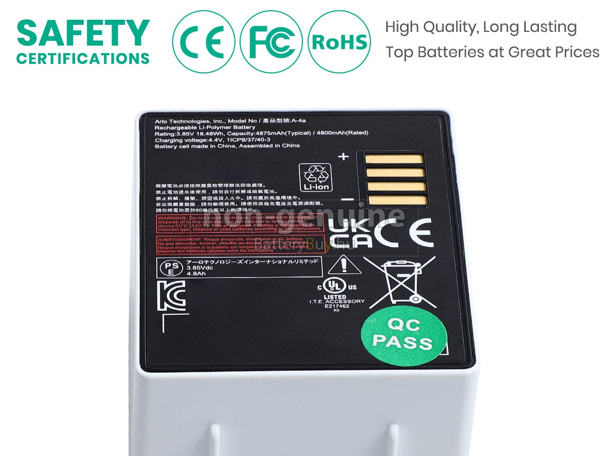 Arlo ULTRA 2 helyettesítő akkumulátor