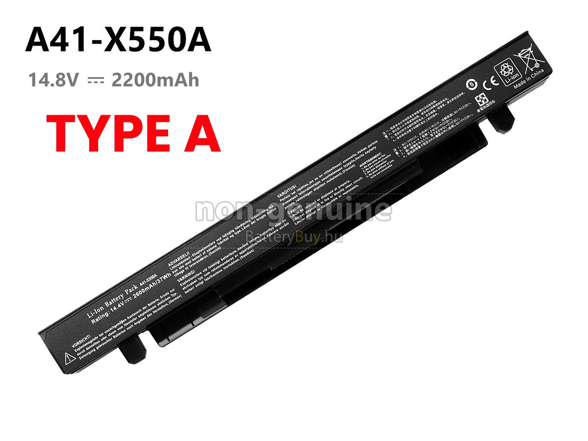 Asus P550 helyettesítő akkumulátor