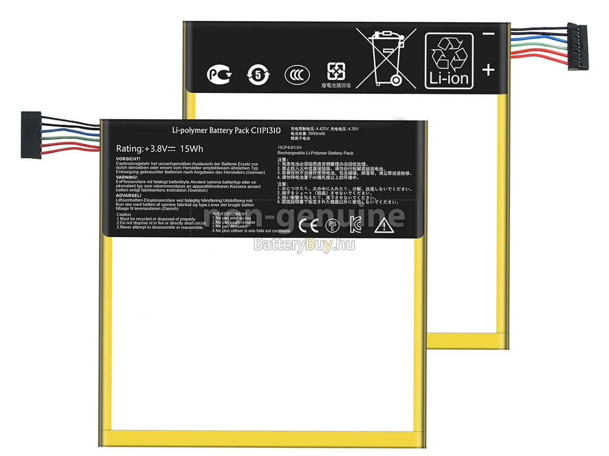 Asus C11P1310 helyettesítő akkumulátor