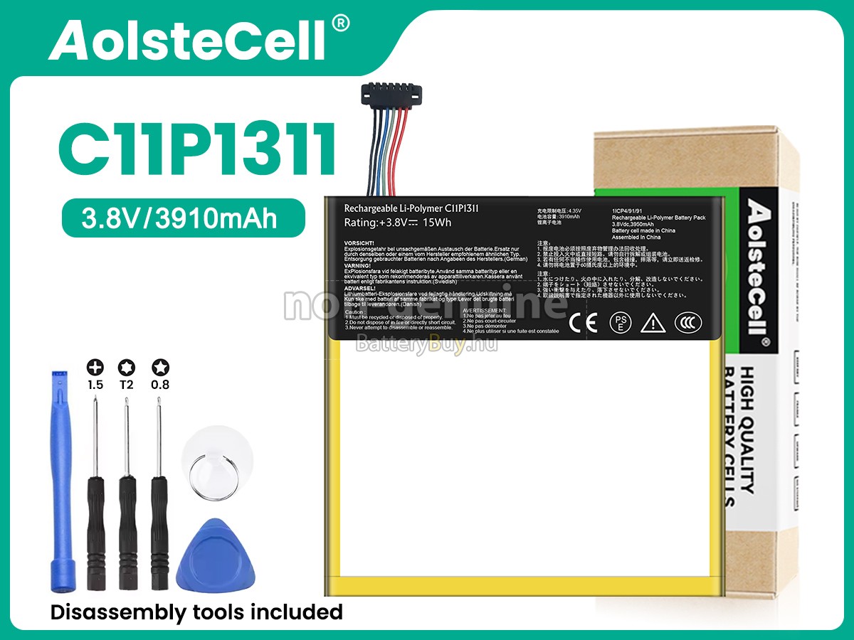 Asus C11P1311 helyettesítő akkumulátor