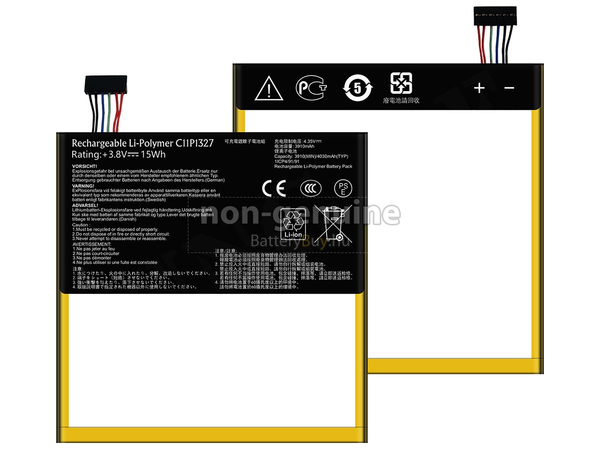 Asus C11P1327 helyettesítő akkumulátor