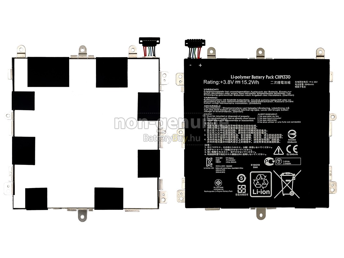 Asus C11P1330 helyettesítő akkumulátor