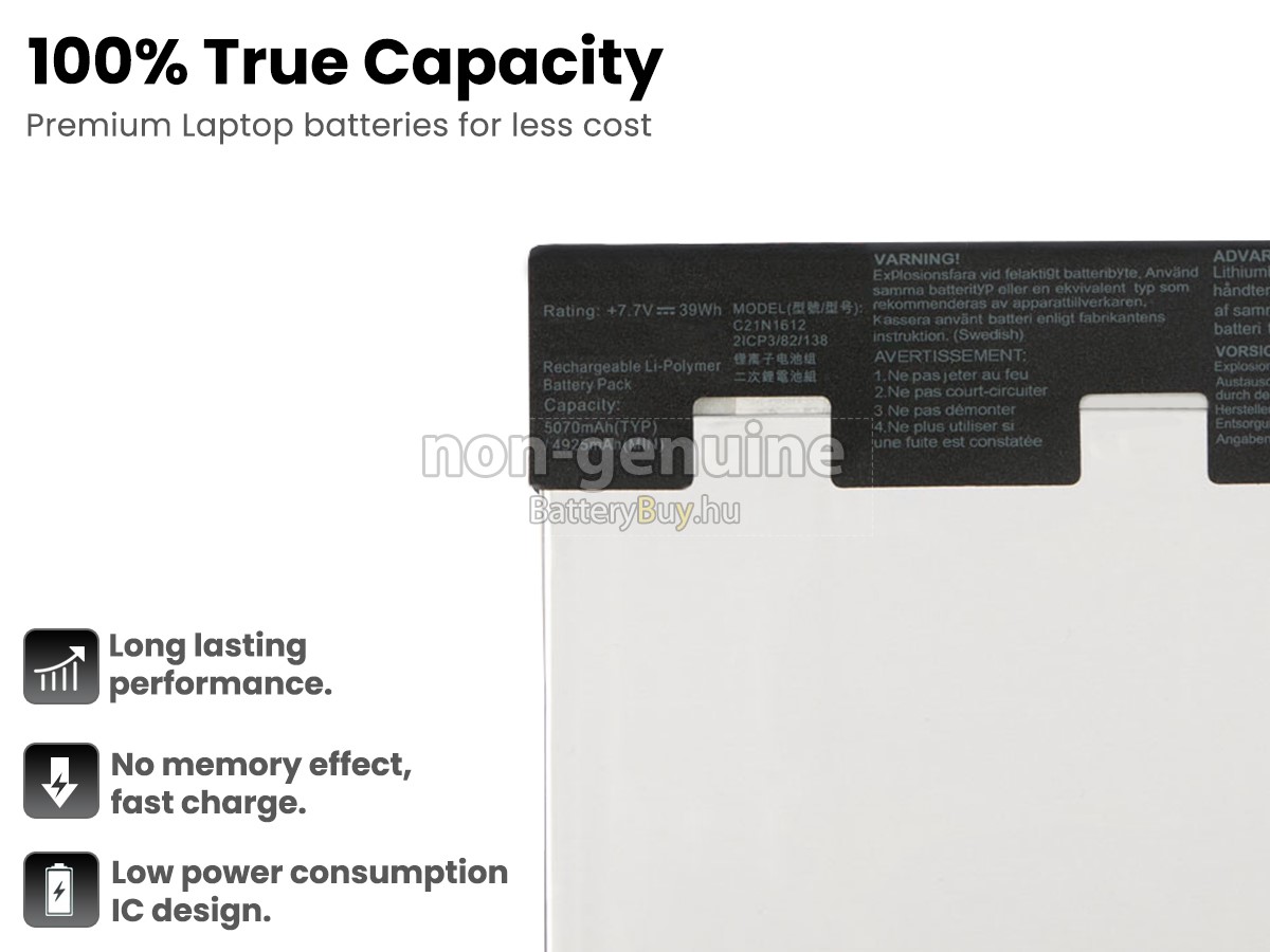 Asus T305CA helyettesítő akkumulátor