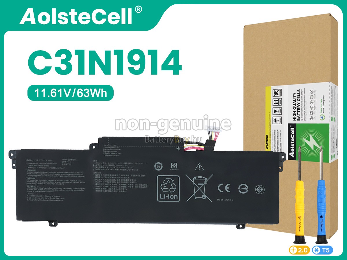 Asus ZenBook 14 UX435EAL helyettesítő akkumulátor