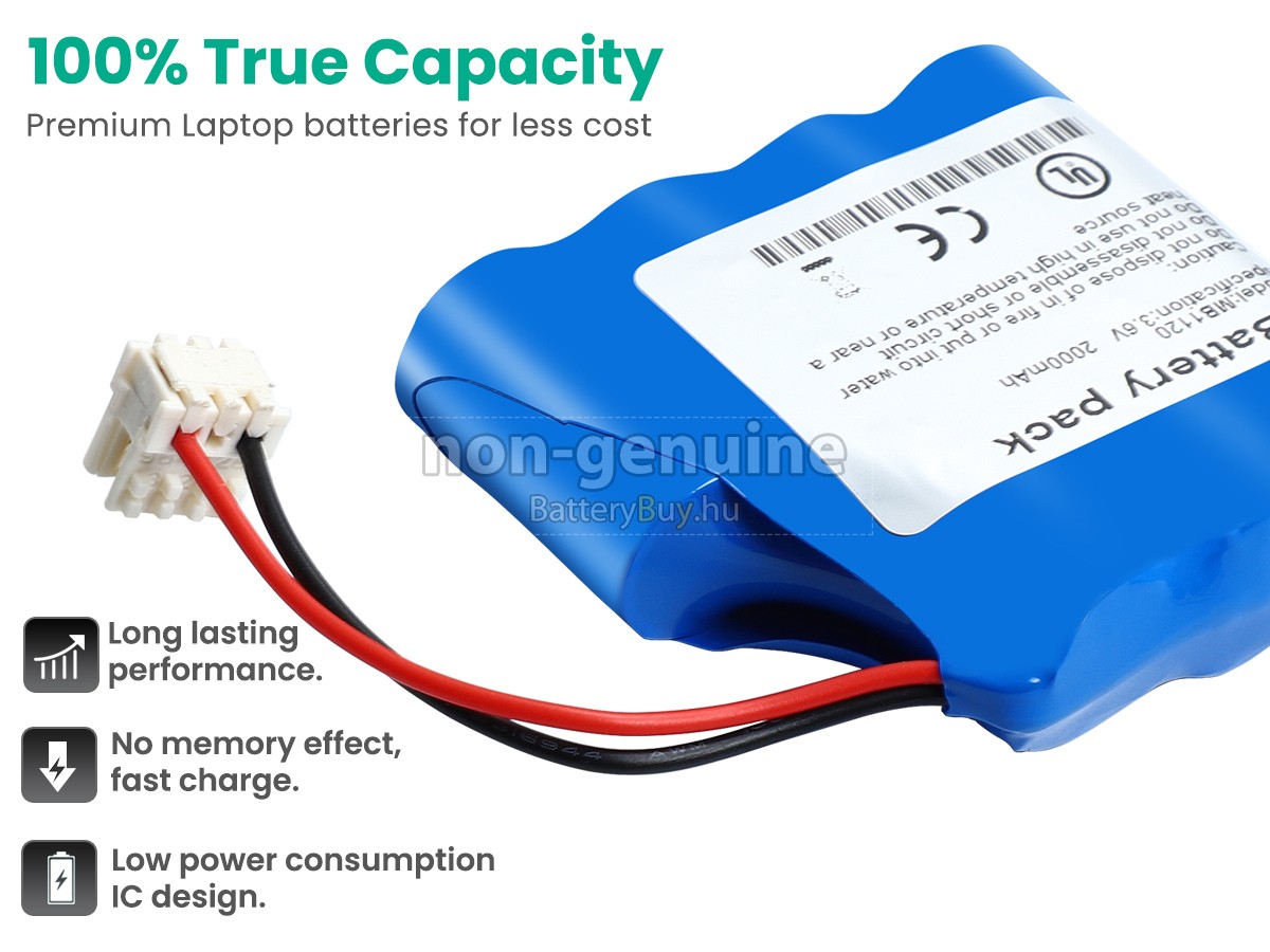 B Braun MB1120 helyettesítő akkumulátor