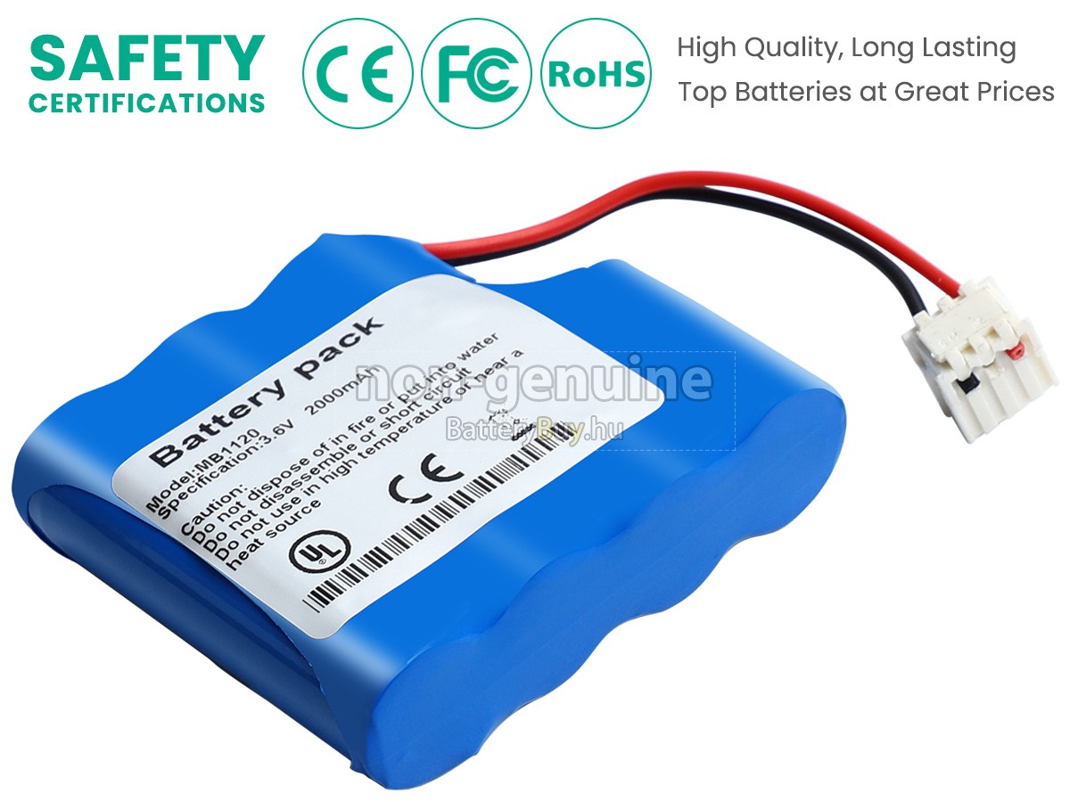 B Braun MB1120 helyettesítő akkumulátor