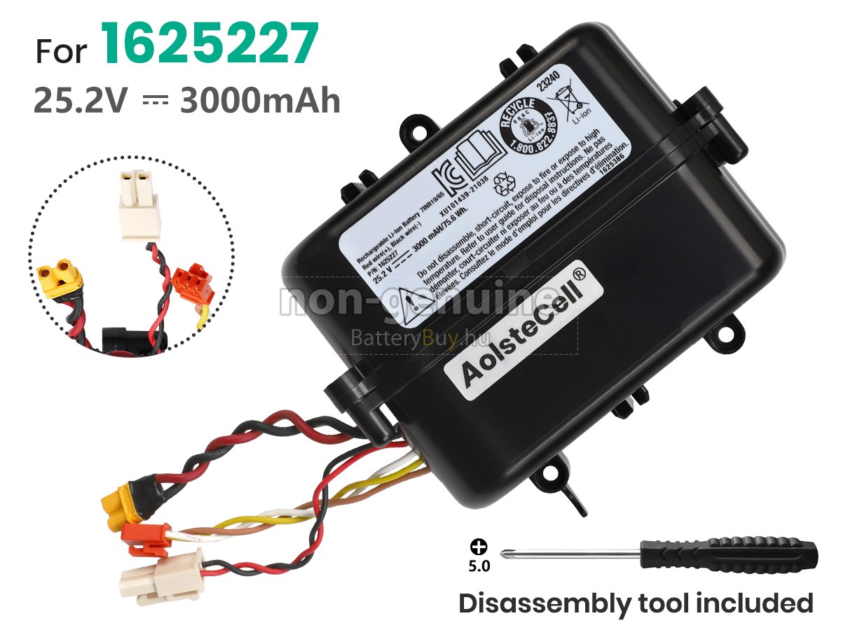 Bissell 1625227 S30Q helyettesítő akkumulátor