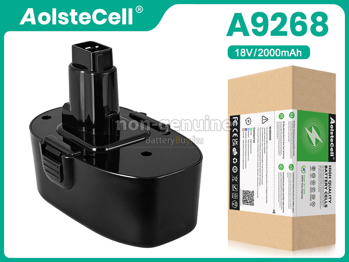 Black Decker A9268 helyettesítő akkumulátor