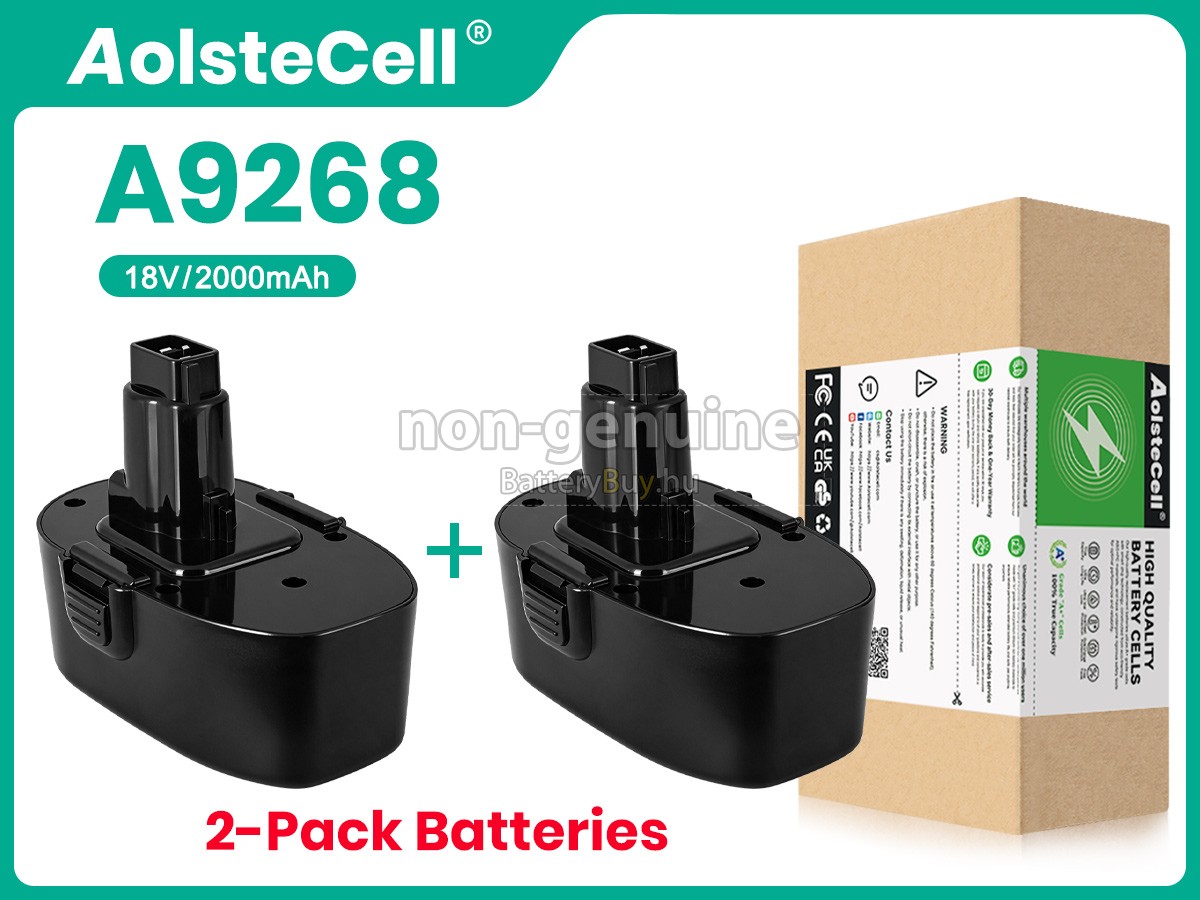 Black Decker A9268 helyettesítő akkumulátor