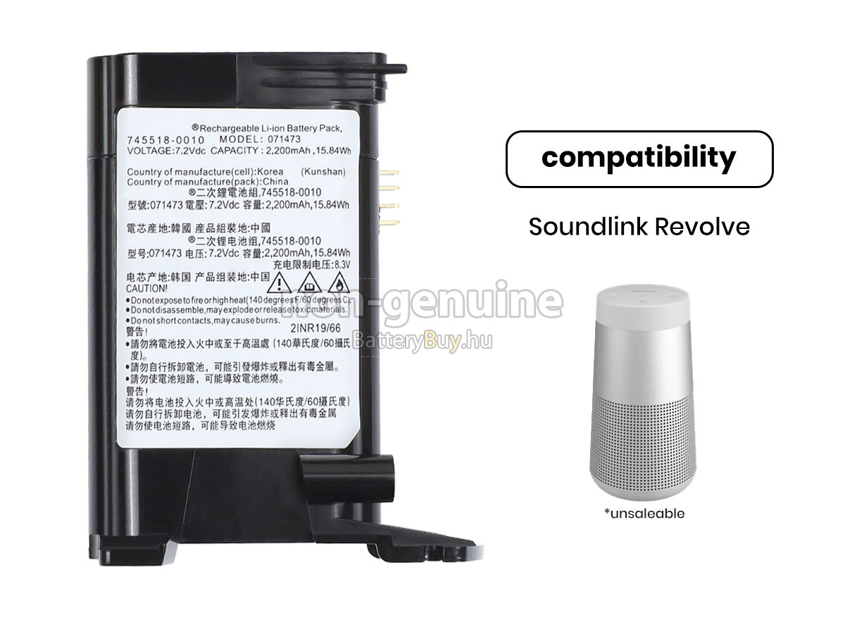 Bose 071473Z70680186AE helyettesítő akkumulátor