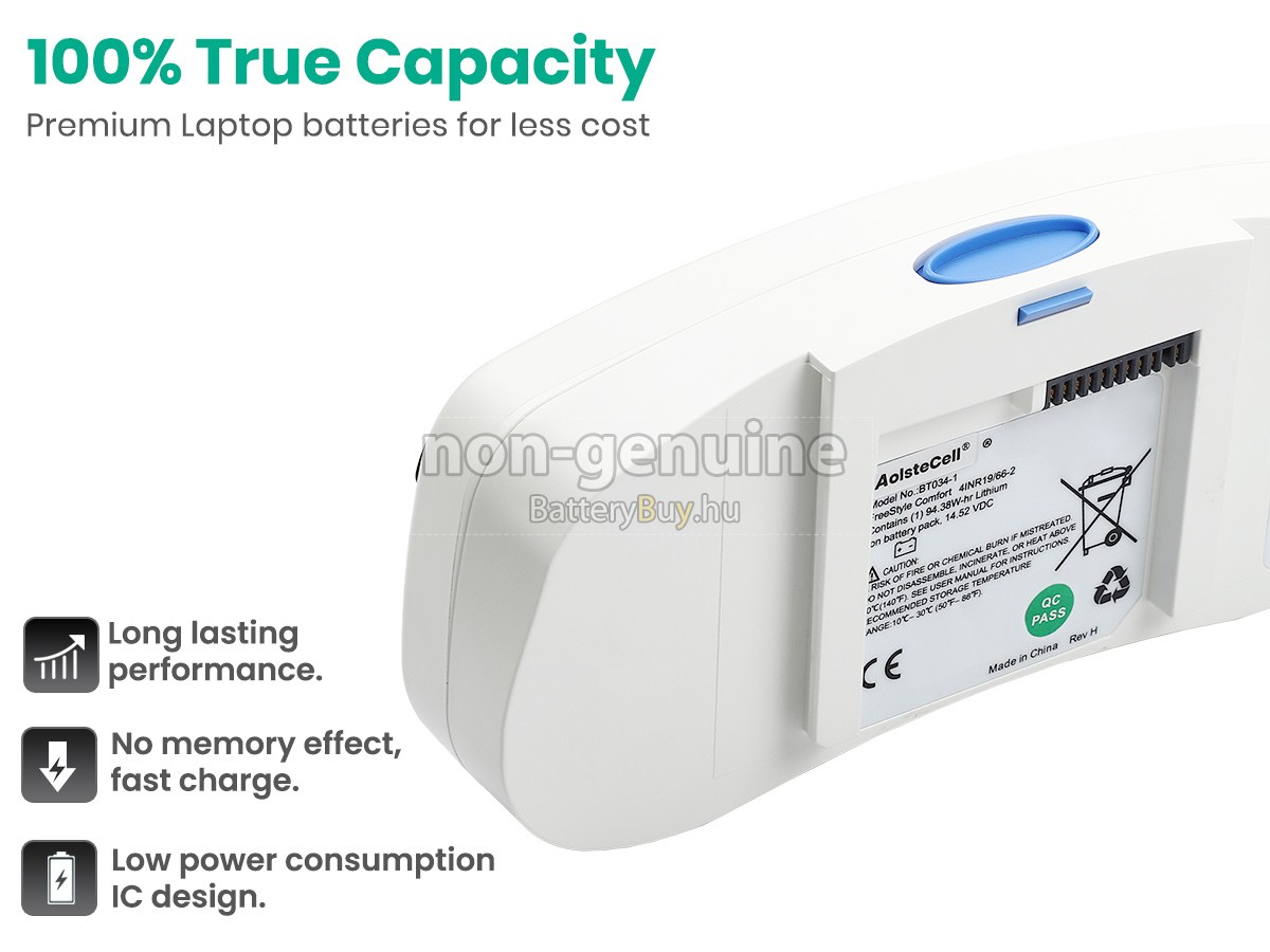 CAIRE BT034-1 helyettesítő akkumulátor