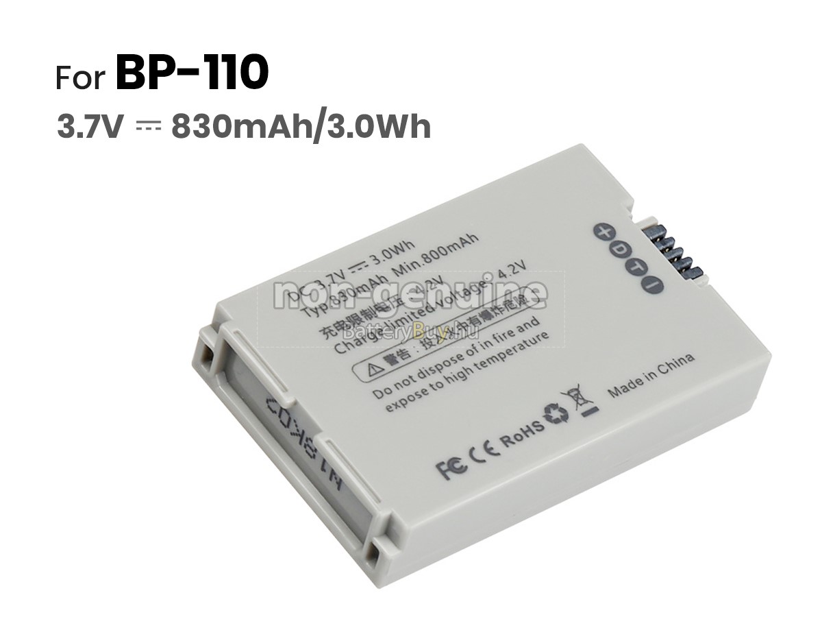 Canon IVIS HF R21 helyettesítő akkumulátor