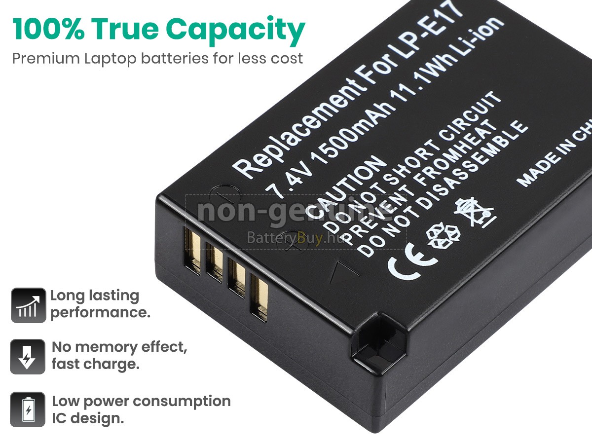 Canon EOS 77D helyettesítő akkumulátor