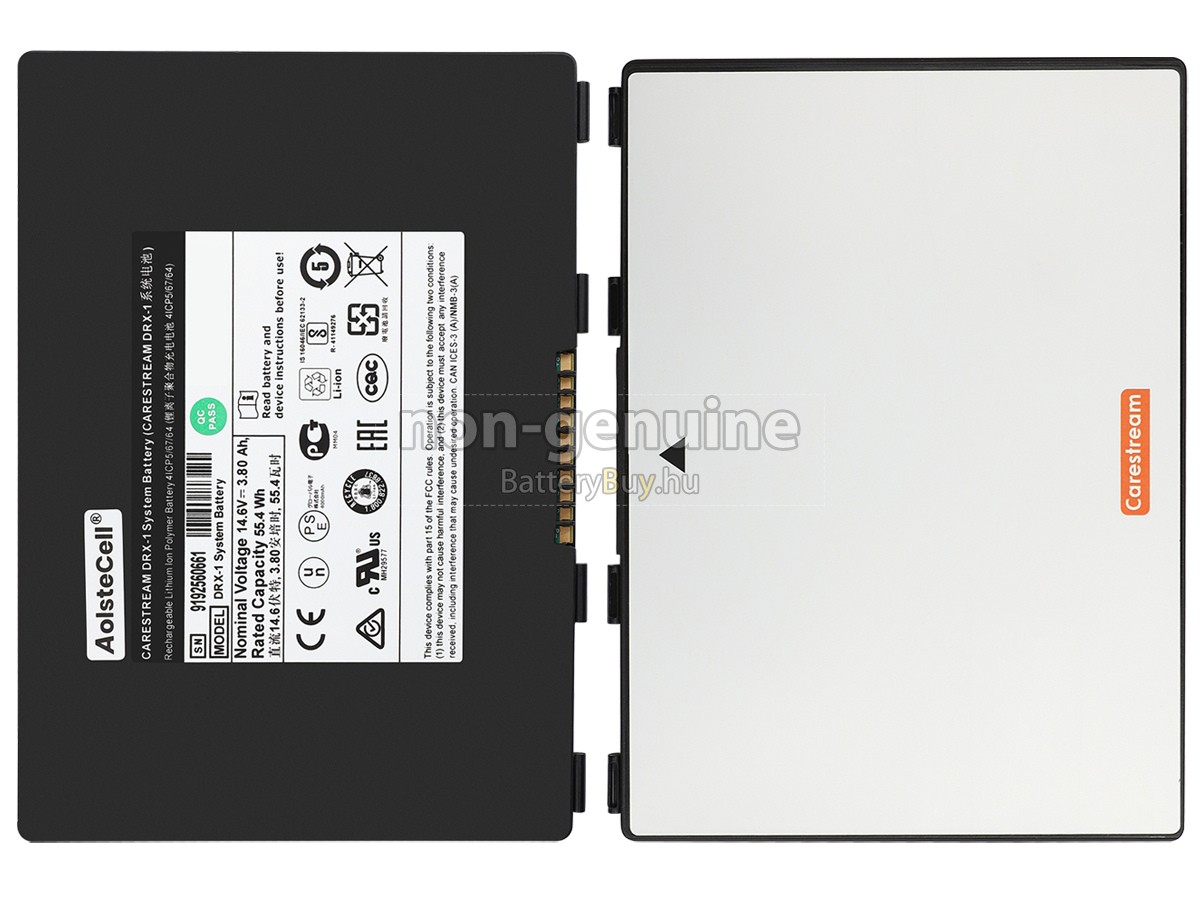 Carestream SN 391100432 helyettesítő akkumulátor