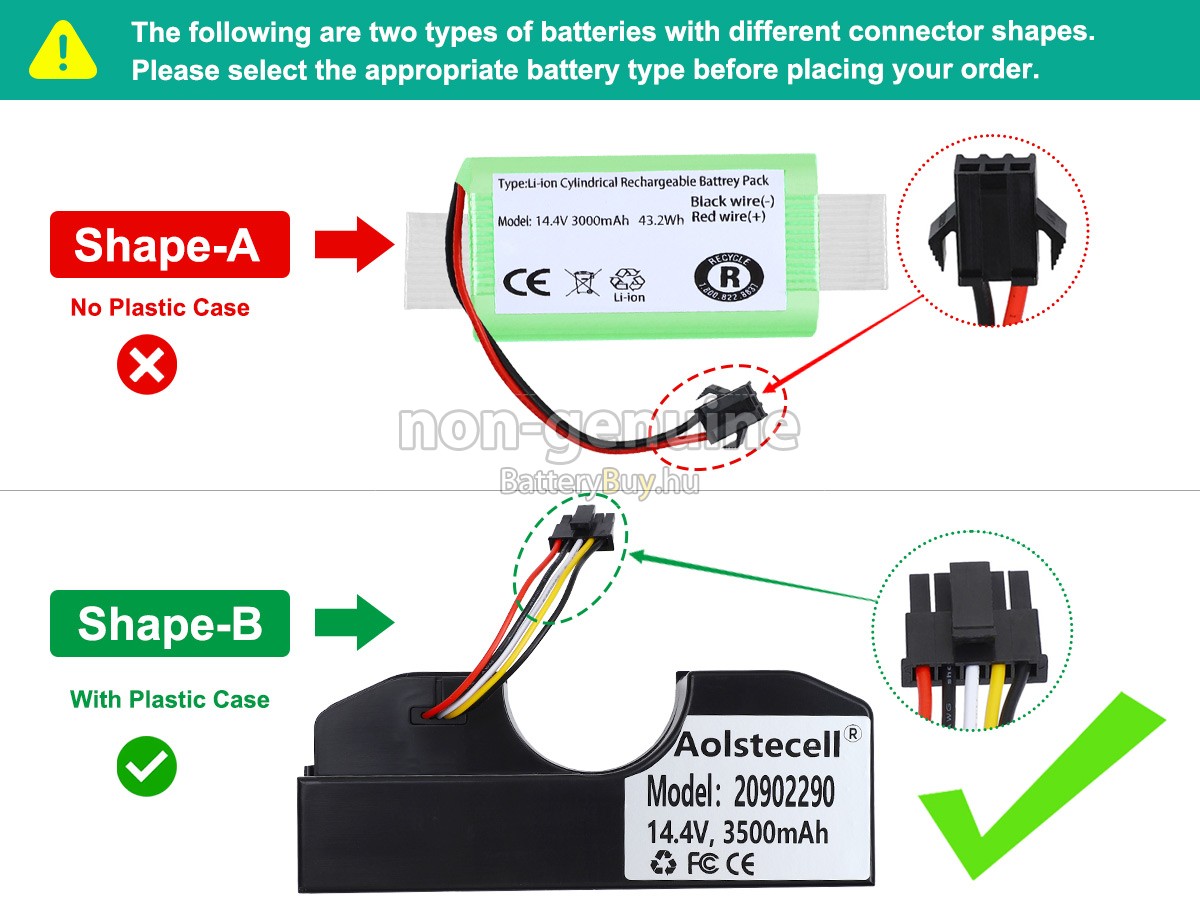 Cecotec CONGA 2290 helyettesítő akkumulátor