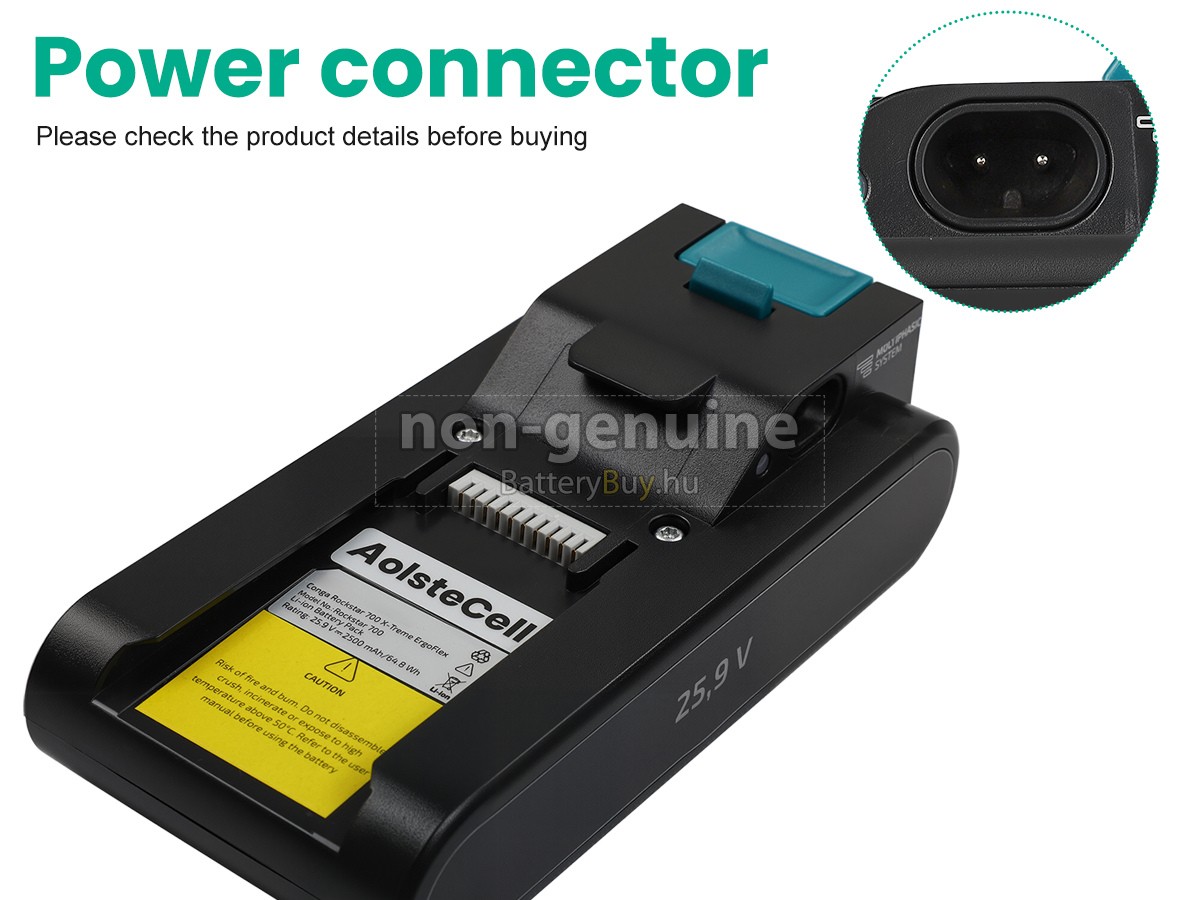 Cecotec ROCKSTAR700 helyettesítő akkumulátor