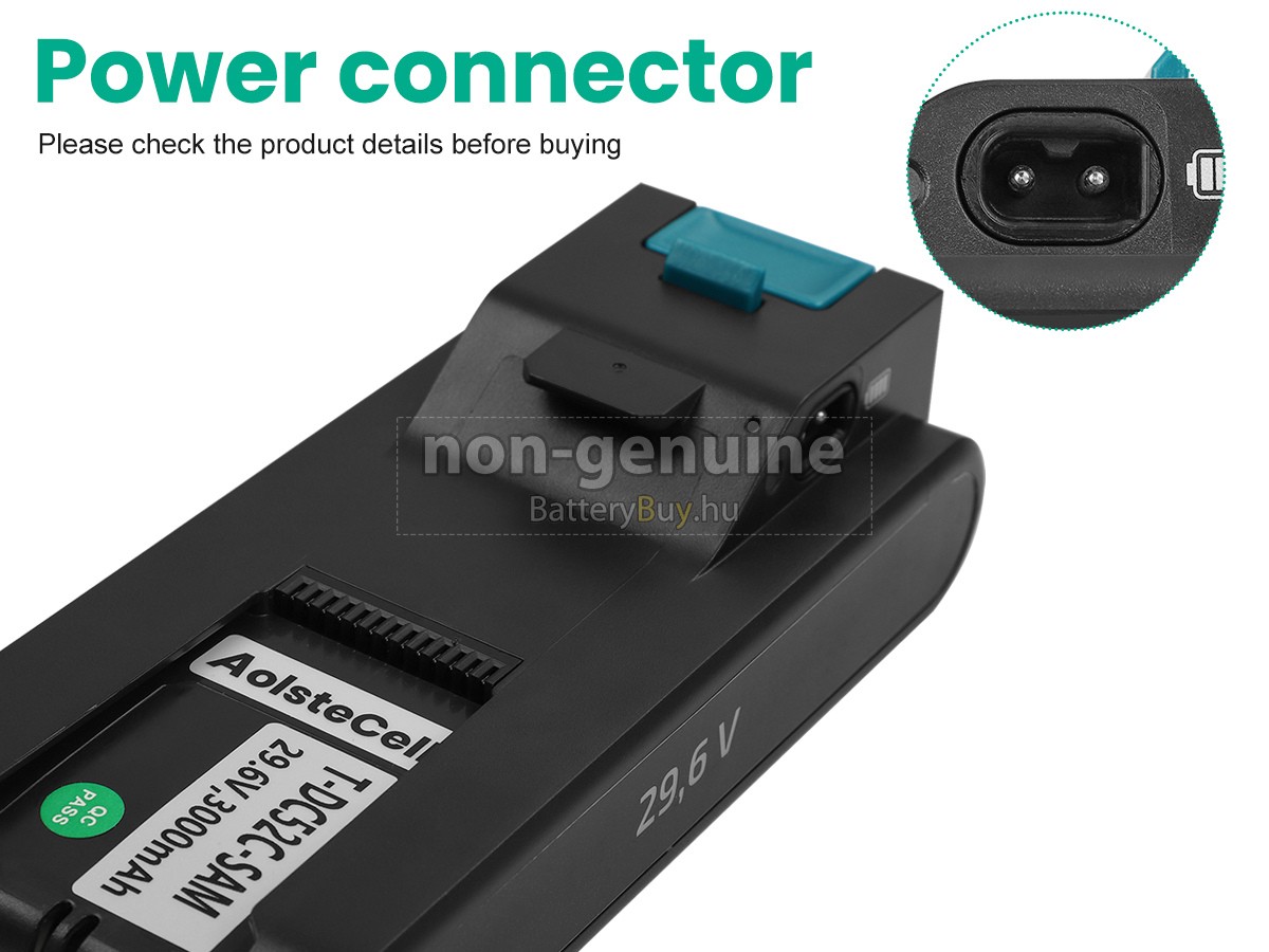 Cecotec T-DC52C-SAM helyettesítő akkumulátor