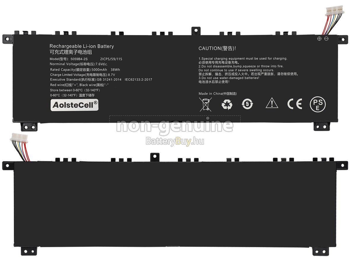 CHUWI GEMIBOOK 13.3 CWI528 helyettesítő akkumulátor
