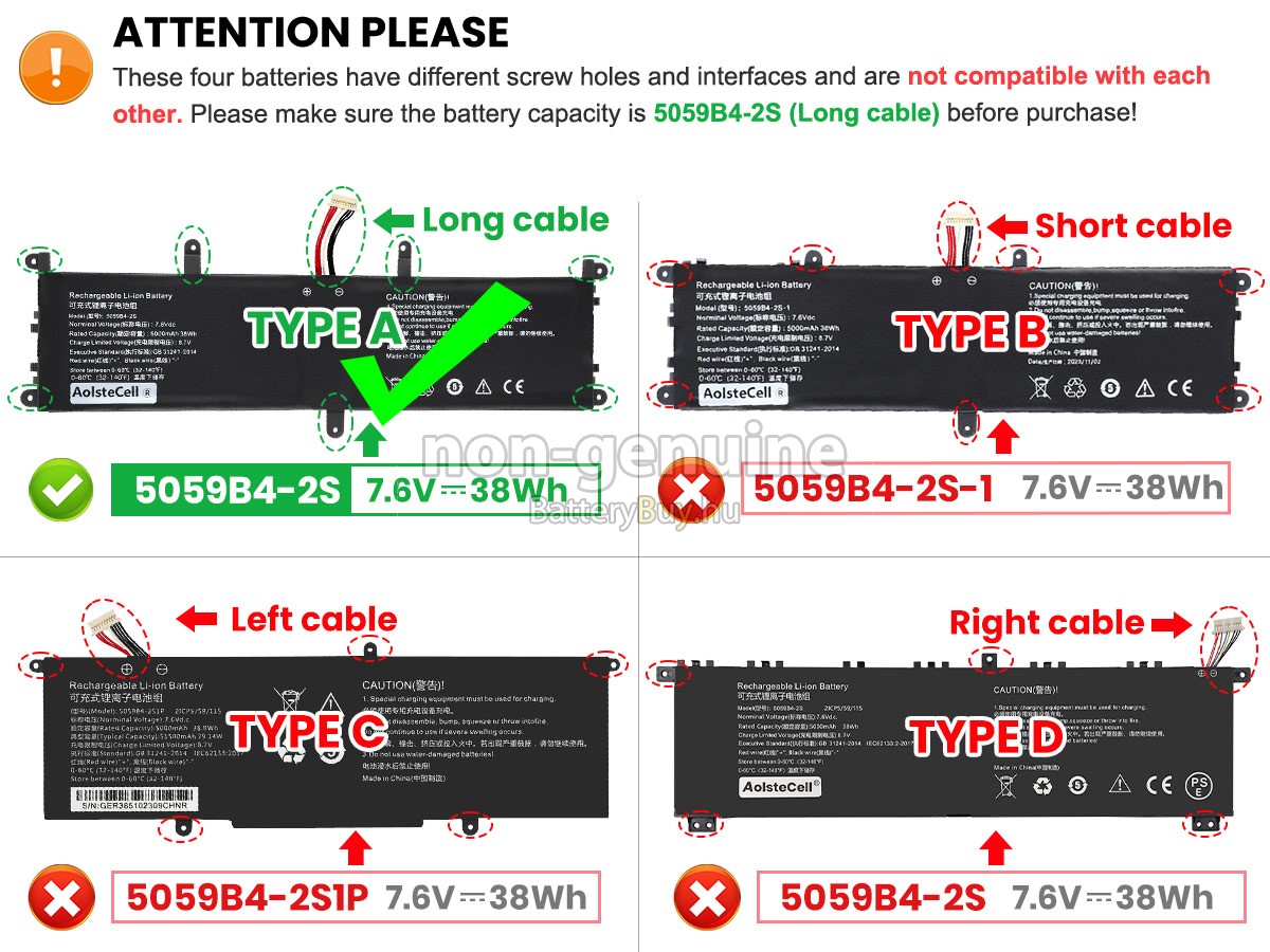 CHUWI GEMIBOOK 13.3 CWI528 helyettesítő akkumulátor