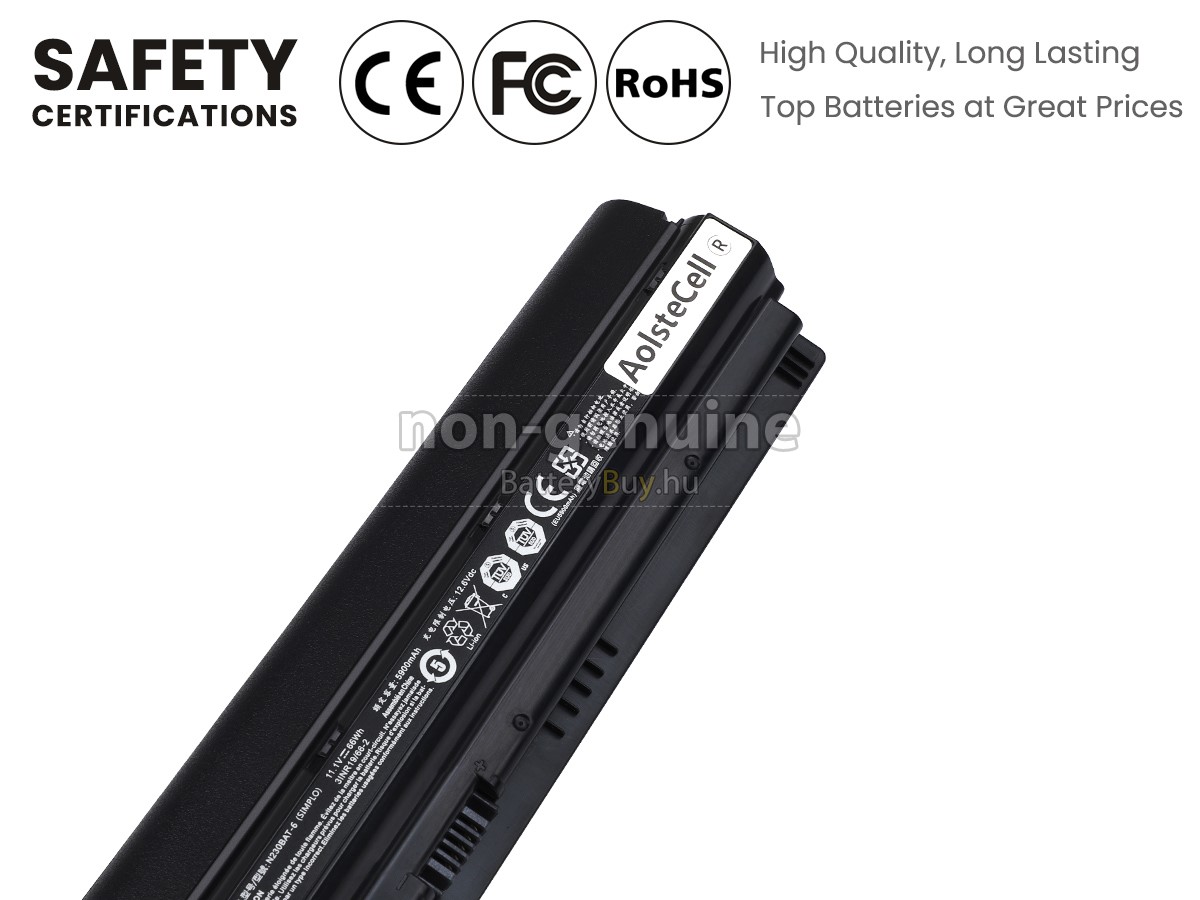 Clevo N230BAT-6(3INR19/66-2) helyettesítő akkumulátor