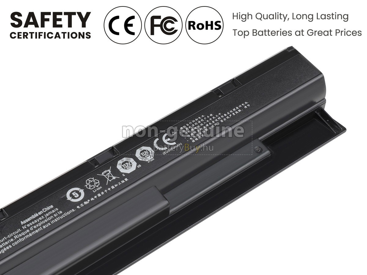 Clevo 6-87-N750S-3CF1 laptop helyettesítő akkumulátor